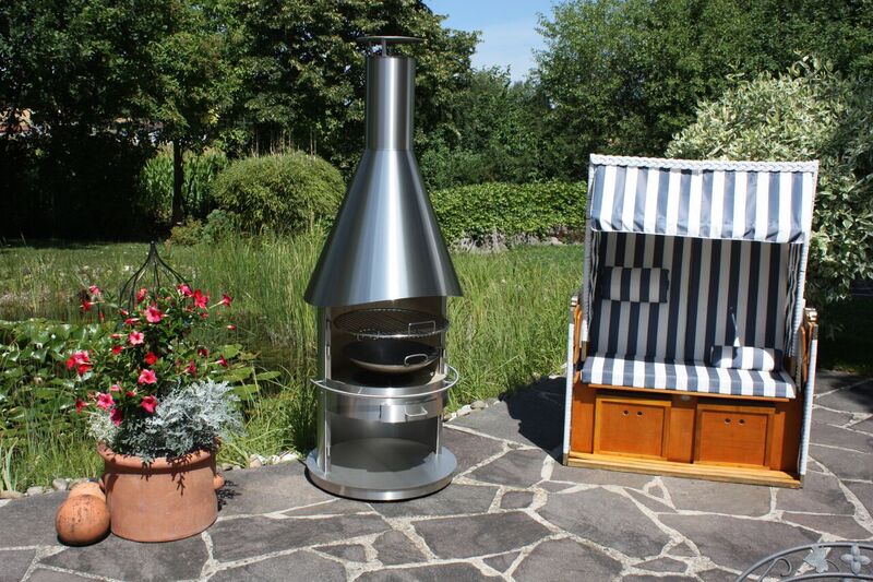 Edelstahlgrill